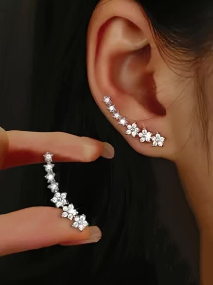 Éclore | Boucles d'oreilles intemporelles en fleurs