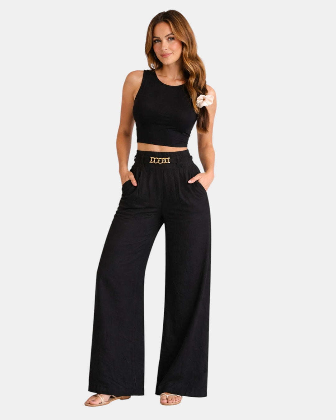 Audrey | Pantalon large élégant