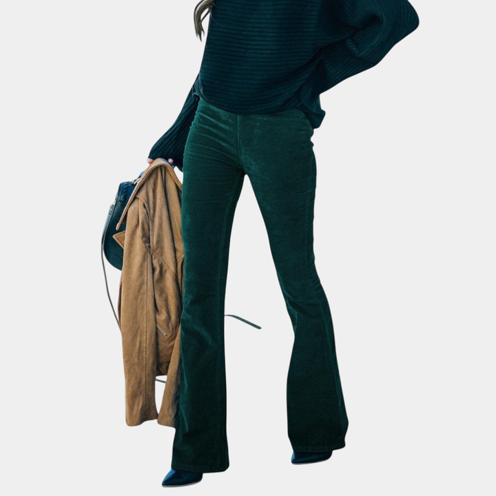 Chloé | Pantalons évasés en velours côtelé