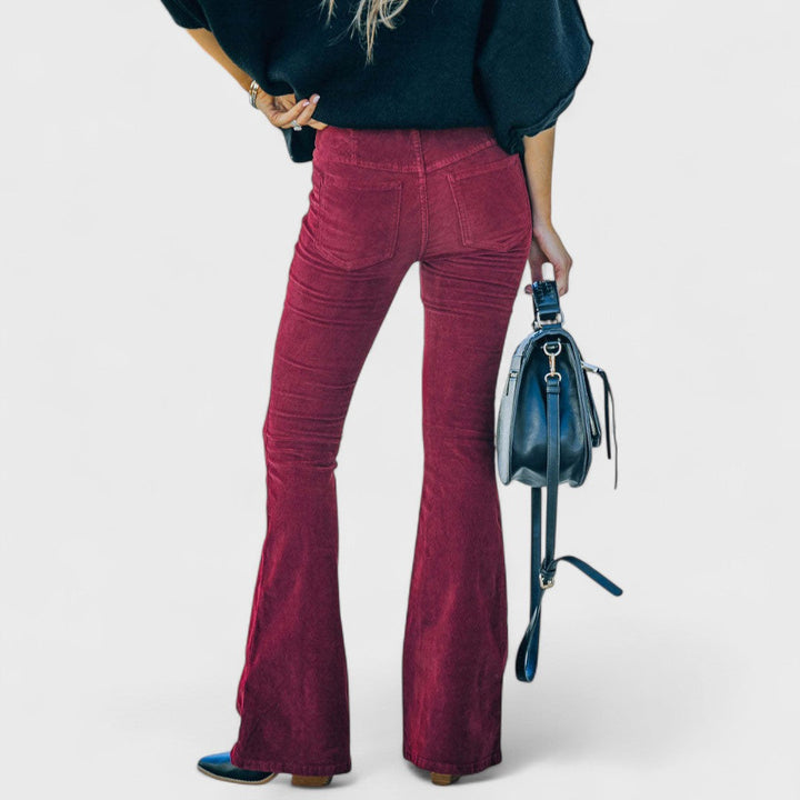 Chloé | Pantalons évasés en velours côtelé