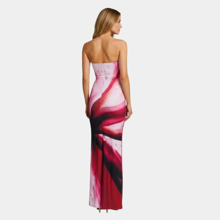 Pascale | Robe maxi ajustée au design minimaliste