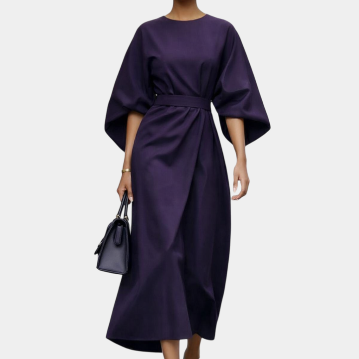 Ariane | Robe Maxi à Manches Kimono