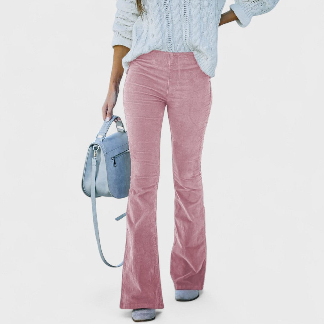 Chloé | Pantalons évasés en velours côtelé