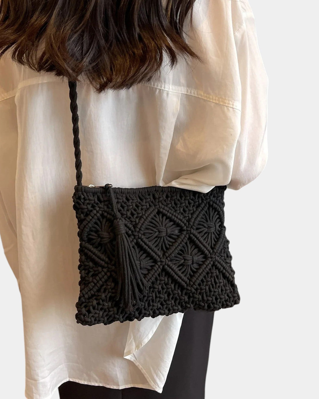 Patricia | Sac bandoulière effet tissé