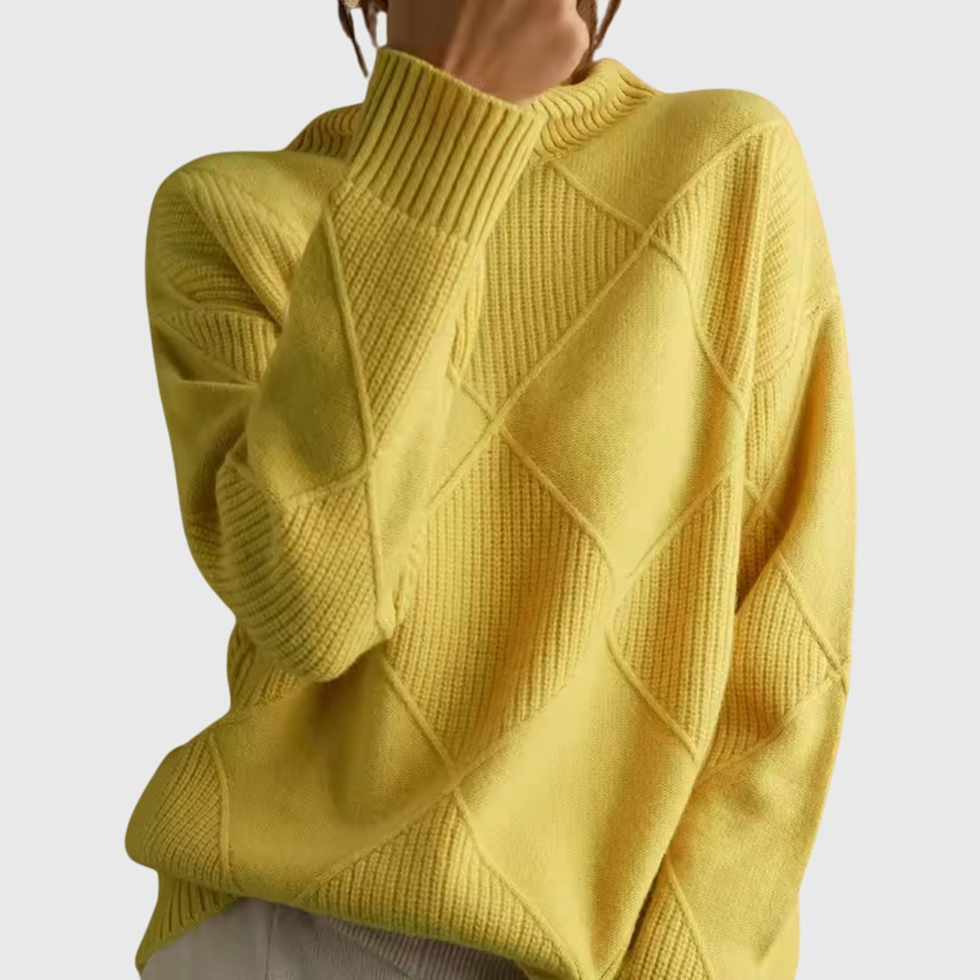 Lauren | Pull luxe à col haut