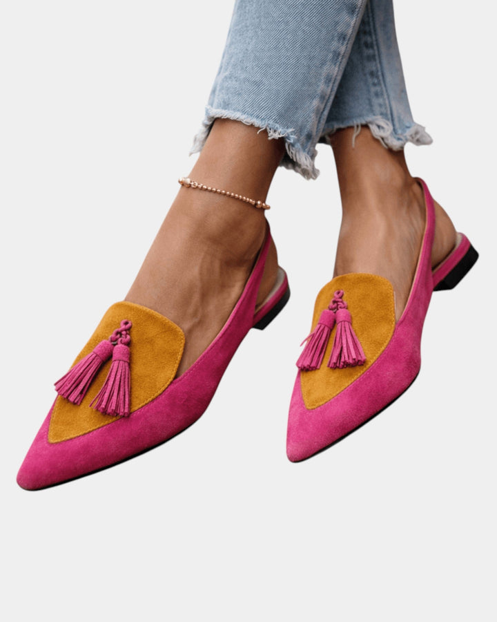 Francette | Sandales à talons avec franges