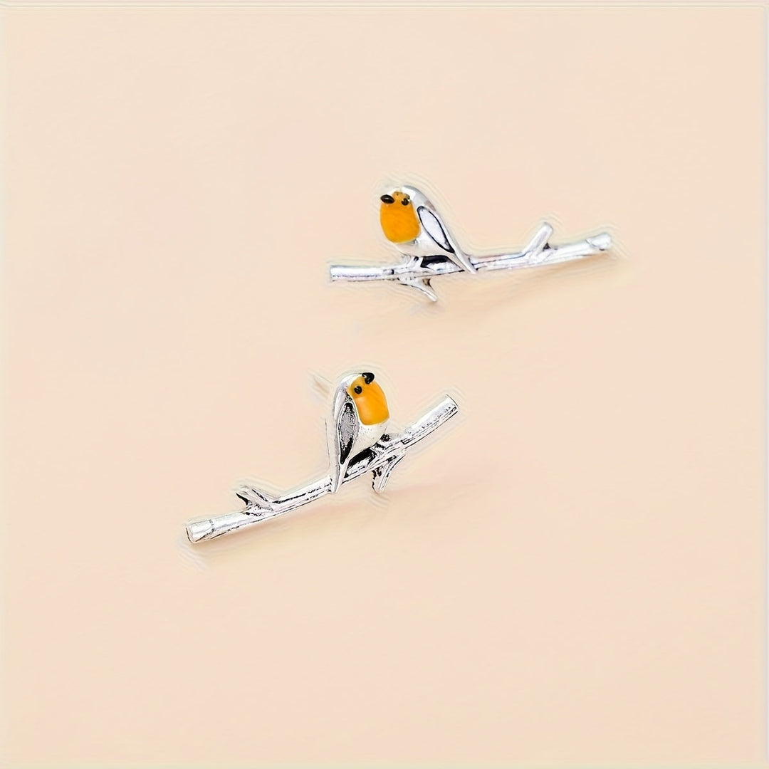Flora | Boucles d'oreilles Cartoon Oiseau