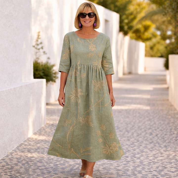 Susan | Robe Florale avec une Ambiance Estivale