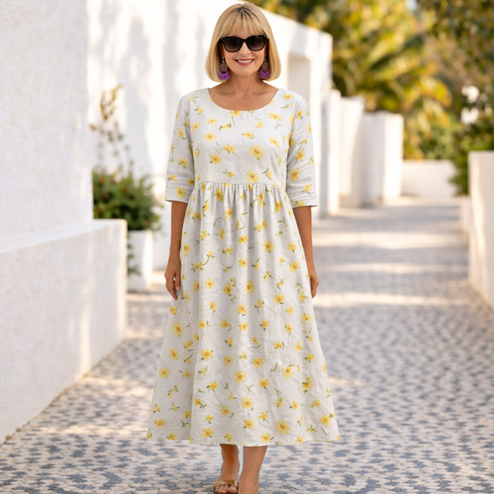 Susan | Robe Florale avec une Ambiance Estivale