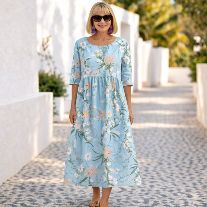 Mary | Robe Florale d'Été