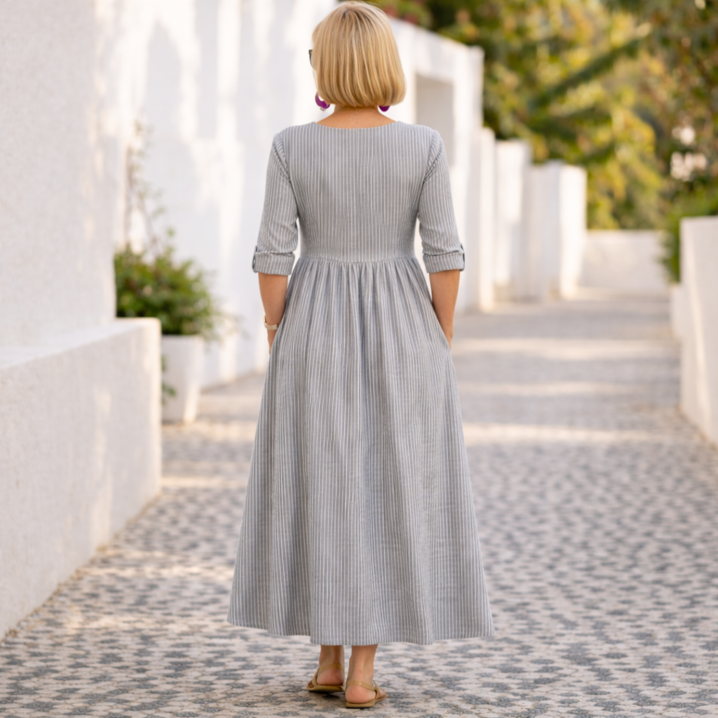 Solange | Robe Midi Élégante