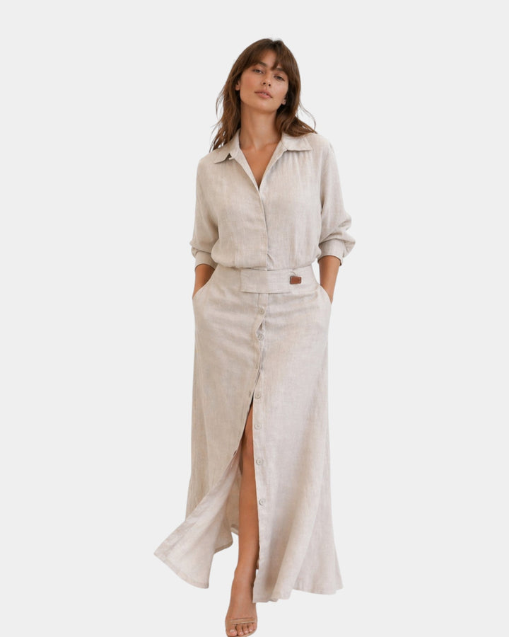 Énora | Robe longue minimaliste