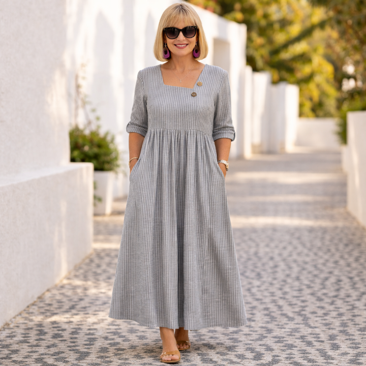 Solange | Robe Midi Élégante