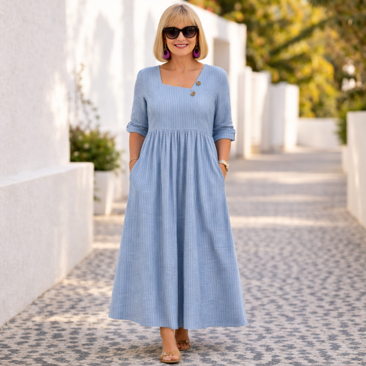 Solange | Robe Midi Élégante