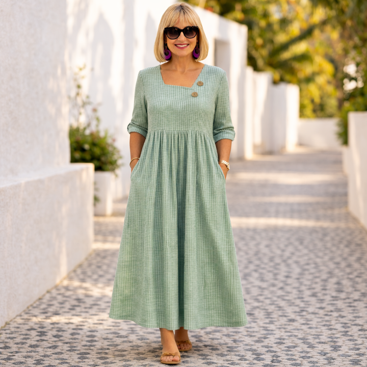 Solange | Robe Midi Élégante