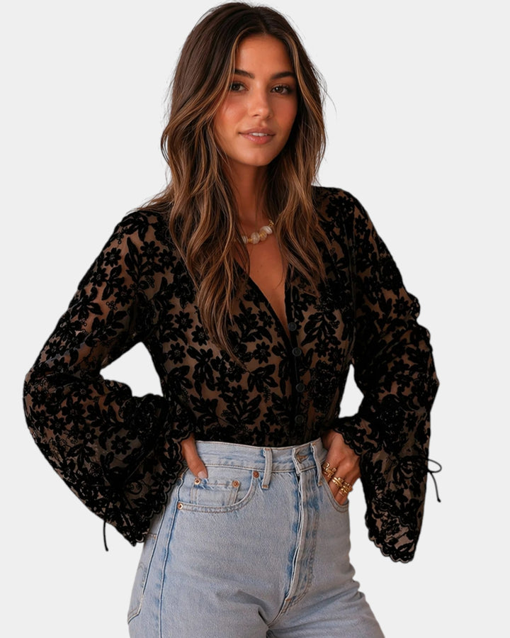 Berthe | Chemise élégante brodée