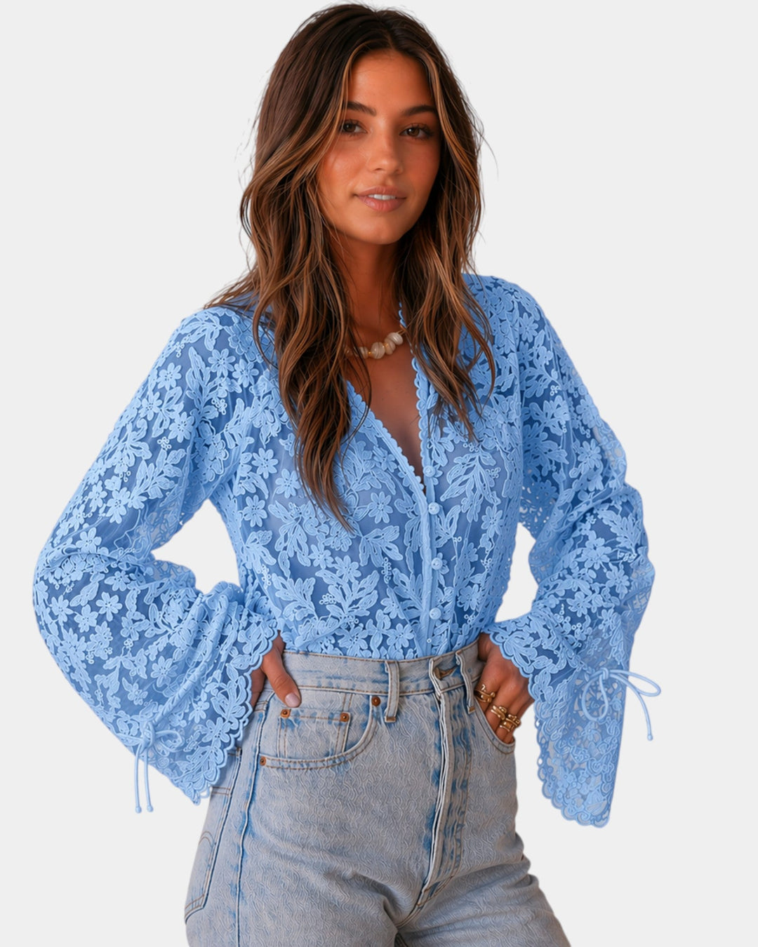 Berthe | Chemise élégante brodée