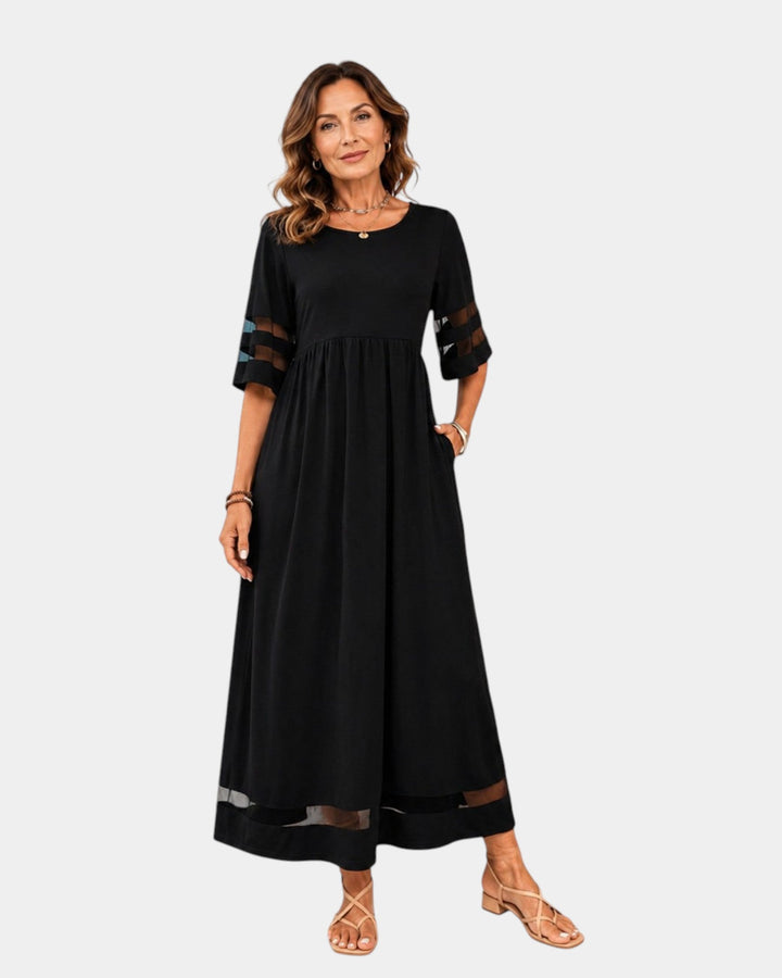 Adria | Robe midi élégante et minimaliste