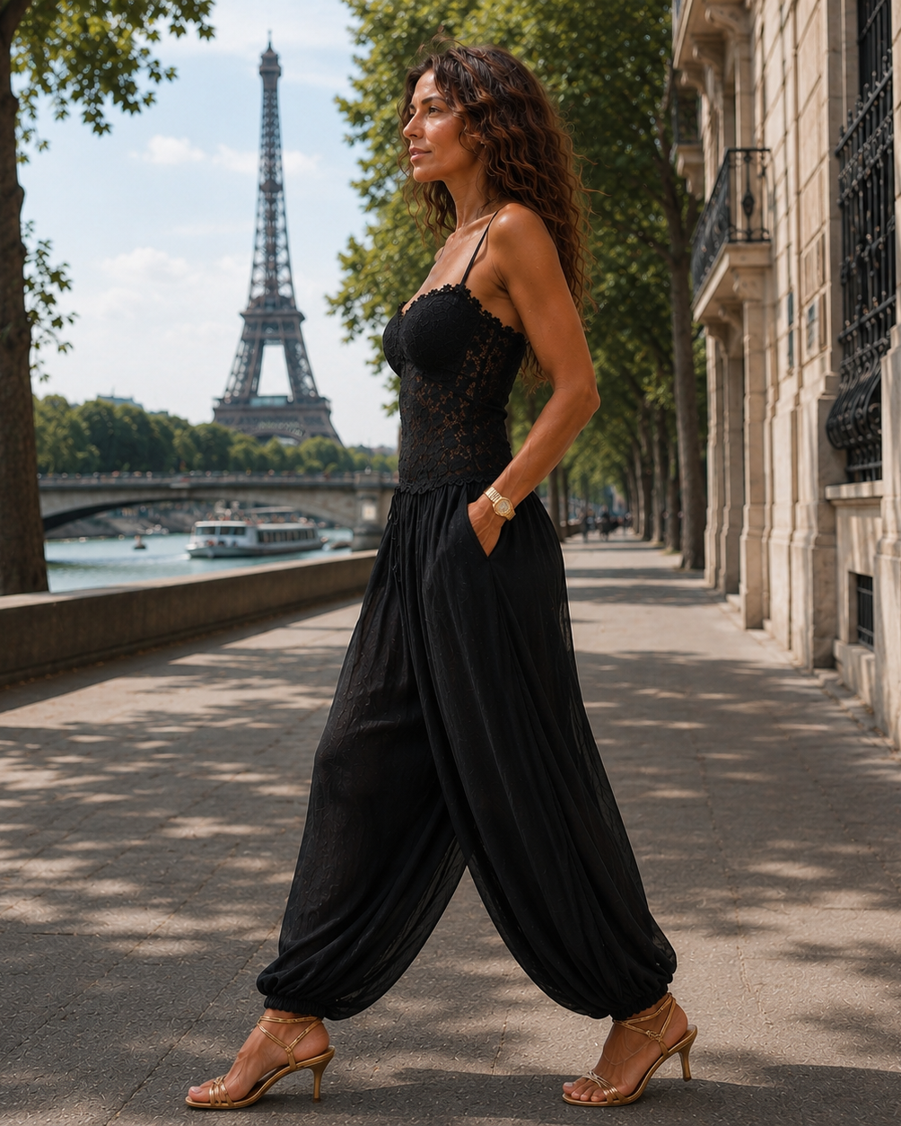 Zéphyrine | Combinaison en dentelle