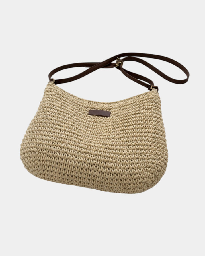 Fabiola | Sac effet paille à bandoulière