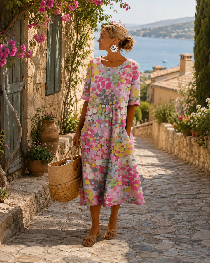 Liséa | Robe midi florale