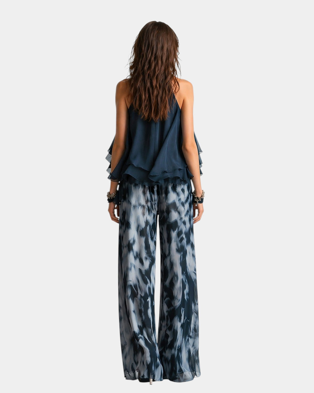 Magali | Ensemble élégant avec pantalon et blouse