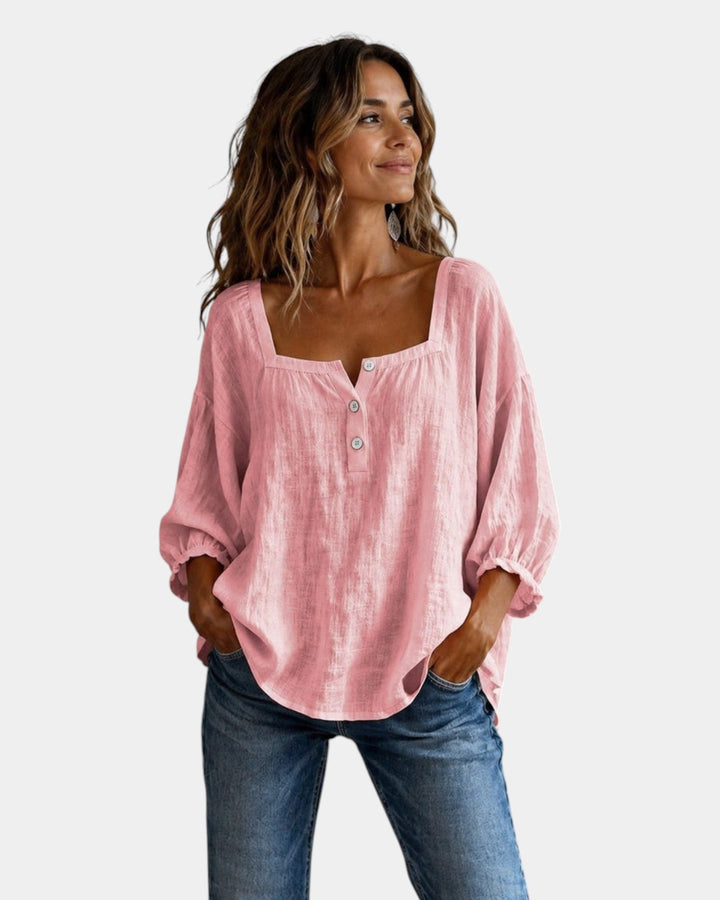 Mounia | Blouse légère à manches longues
