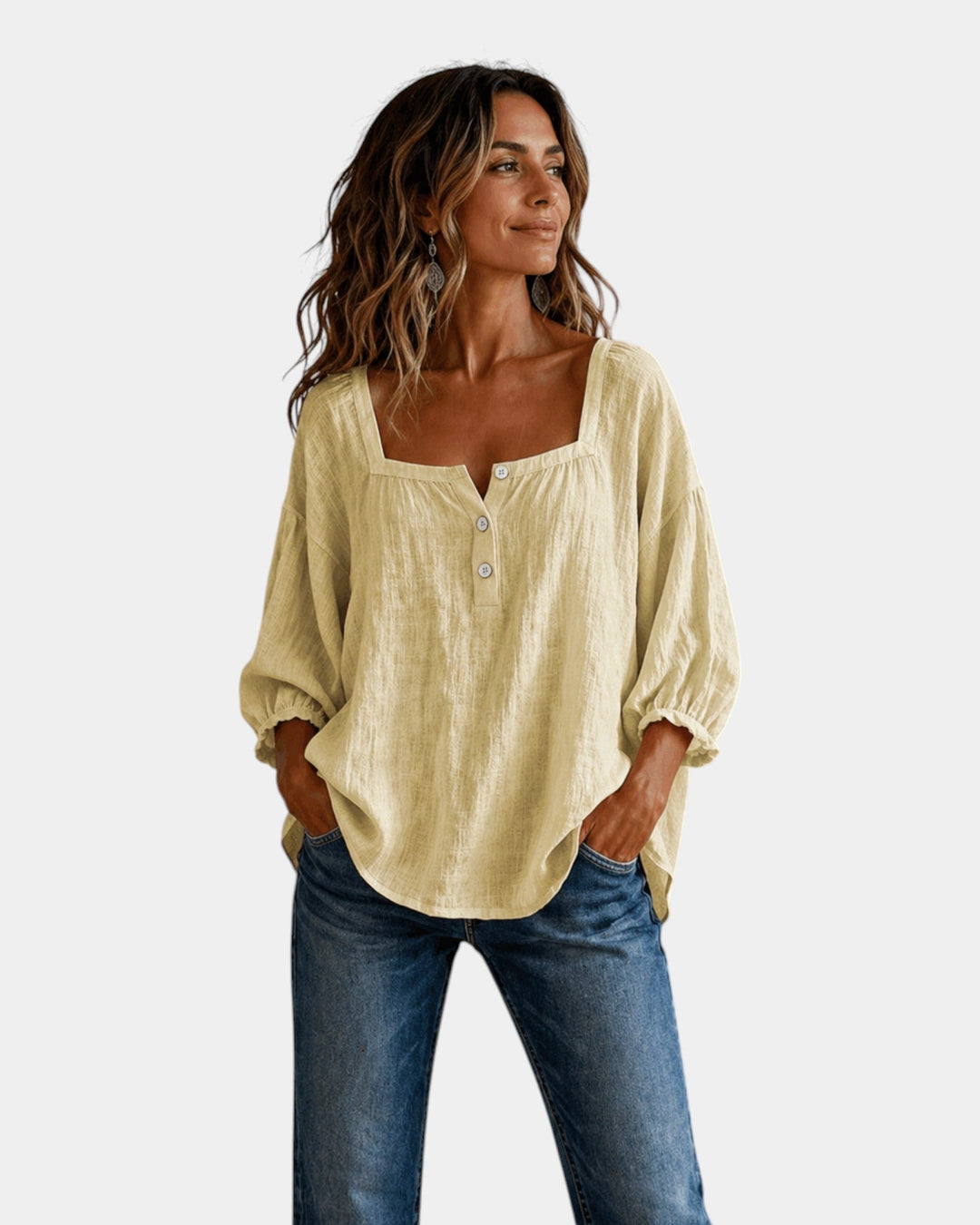 Mounia | Blouse légère à manches longues