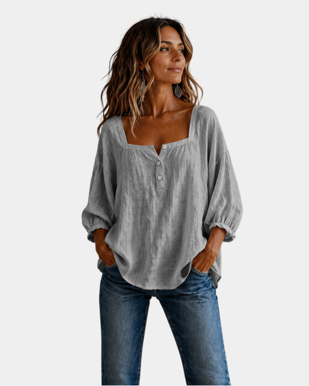 Mounia | Blouse légère à manches longues