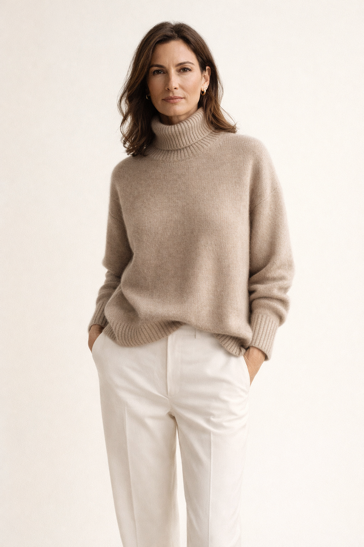 Irena | Pull Doux à Col Roulé