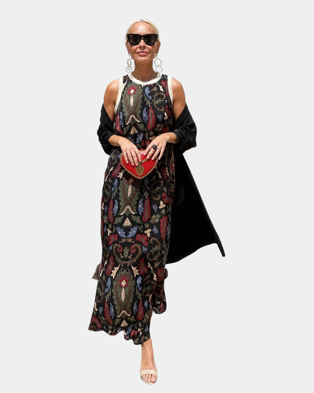 Lynette | Ensemble avec robe et gilet léger