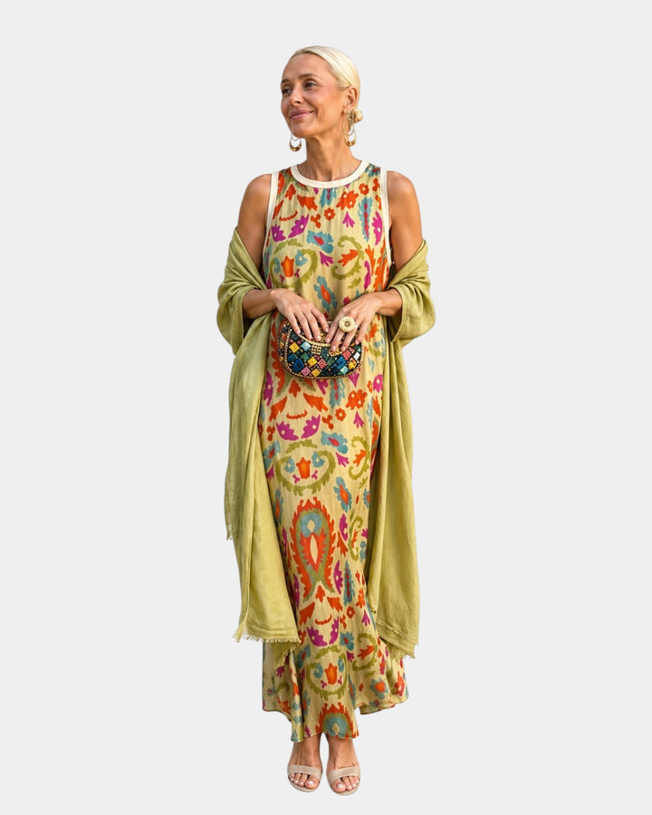Lynette | Ensemble avec robe et gilet léger