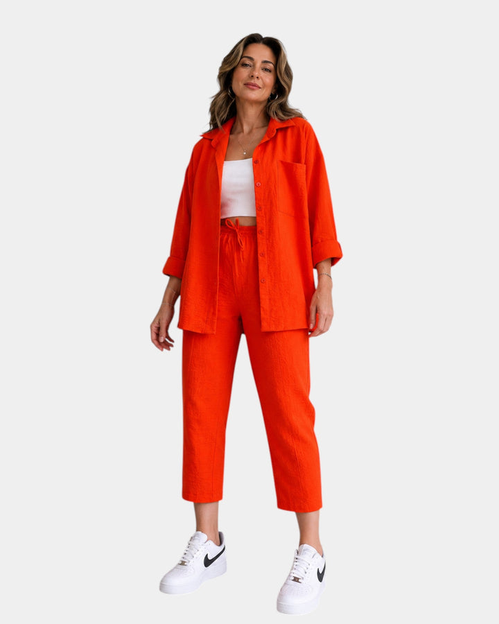 Pétronille | Ensemble léger chemise et pantalon