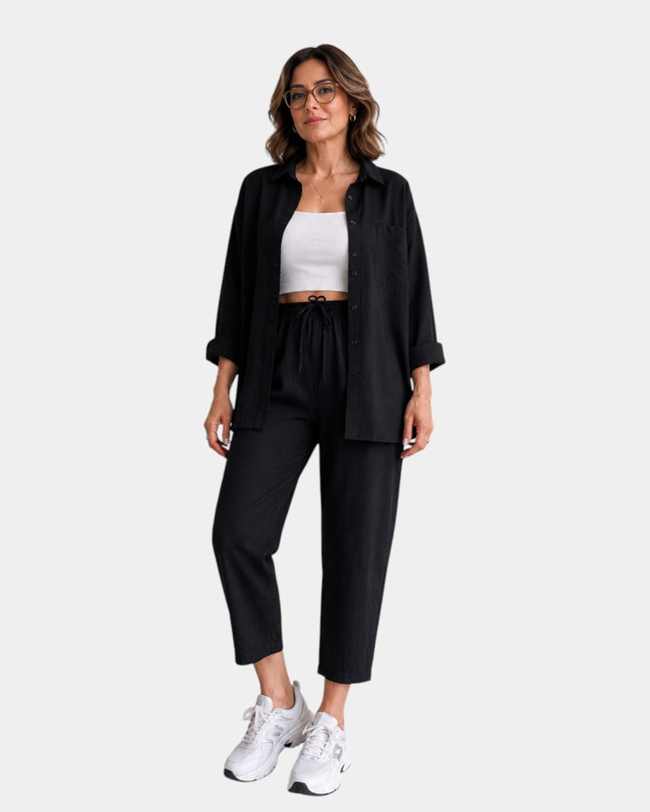 Pétronille | Ensemble léger chemise et pantalon
