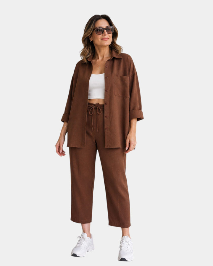 Pétronille | Ensemble léger chemise et pantalon