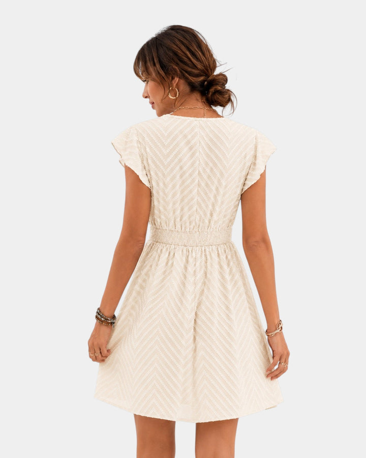 Hava | Robe courte à décolleté en V