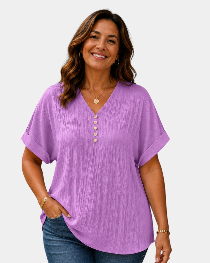 Alwena | Blouse à décolleté en V