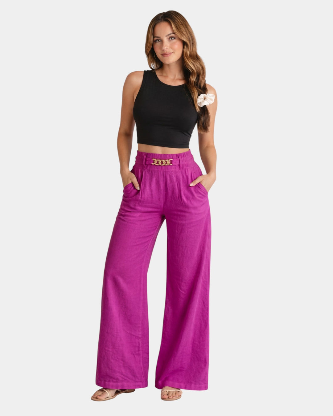 Audrey | Pantalon large élégant