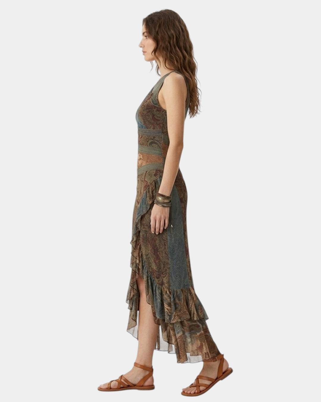 Cyrielle | Robe à imprimé ethnique