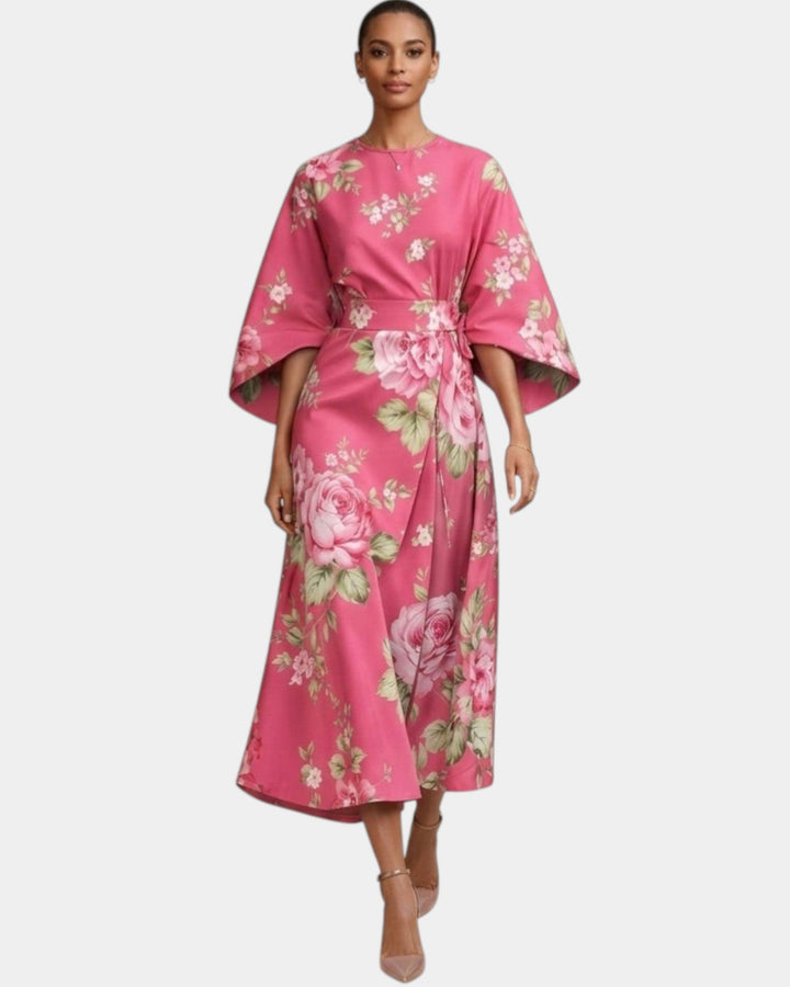 Vera | Robe midi fleurie