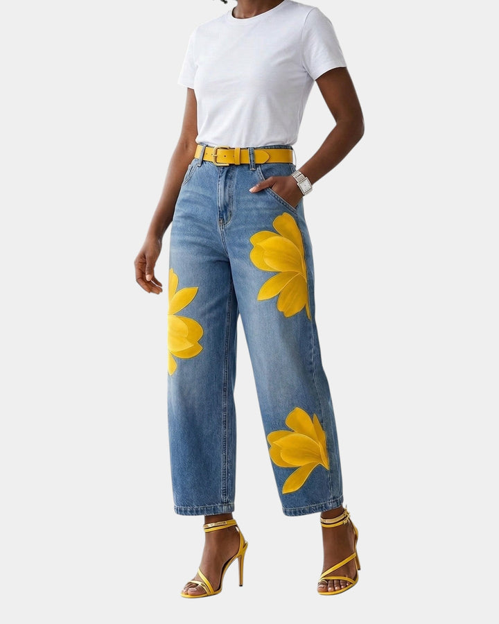 Chérine | Pantalons floraux élégants
