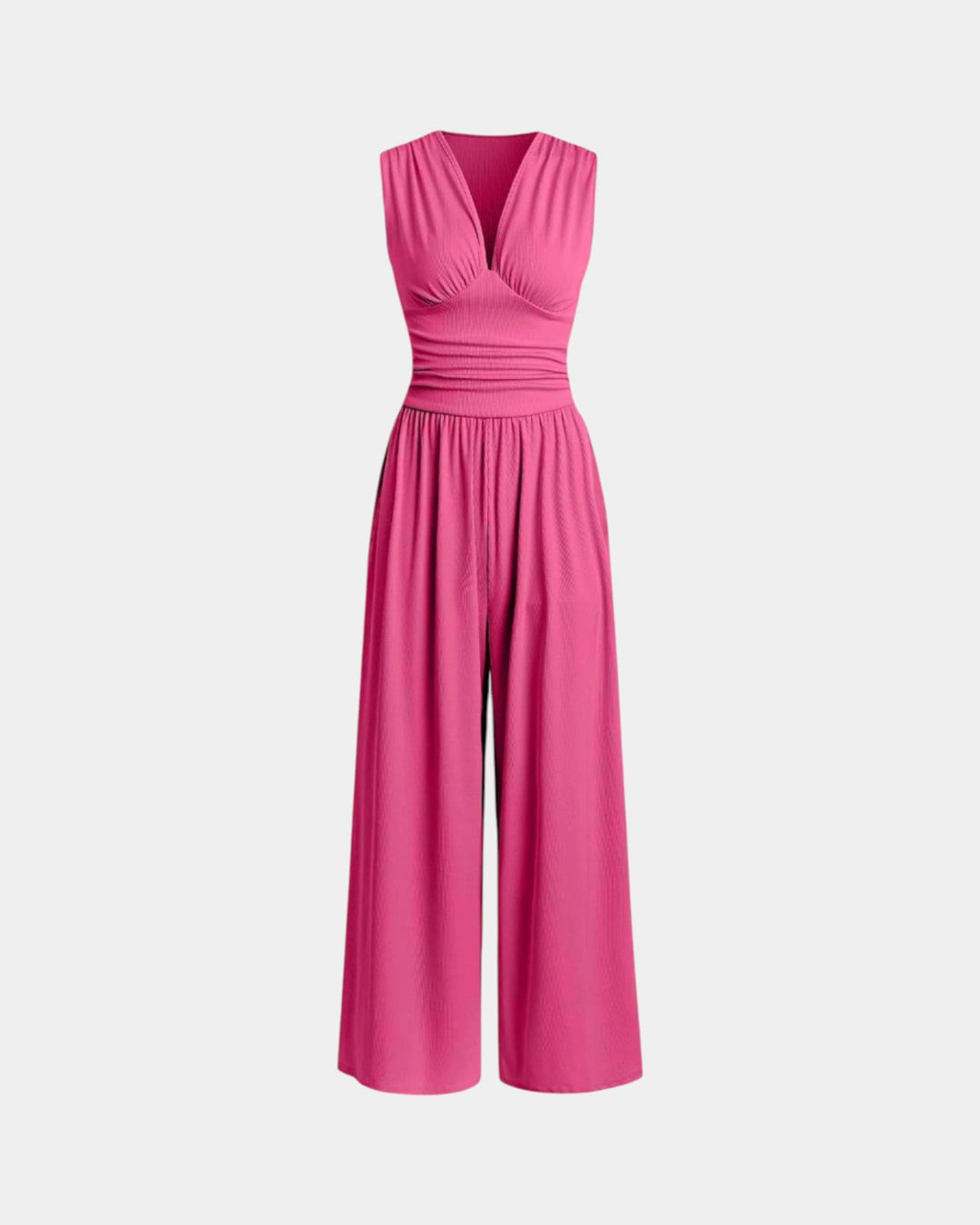 Sultana | Combinaison sans manches à jambes larges chic
