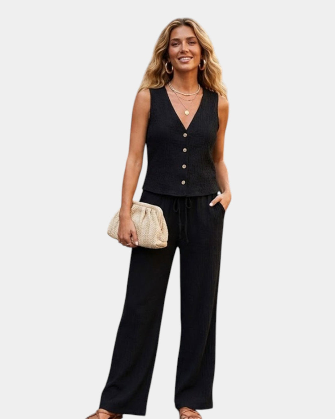 Vivette | Ensemble pantalon et haut élégant