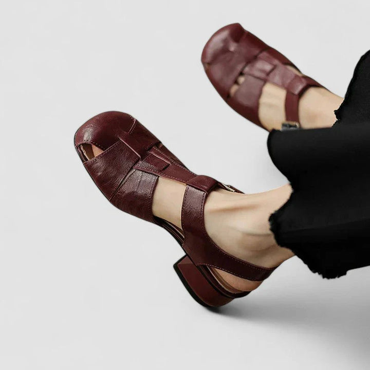 Mathilde | Chaussures orthopédiques Mary Jane en cuir
