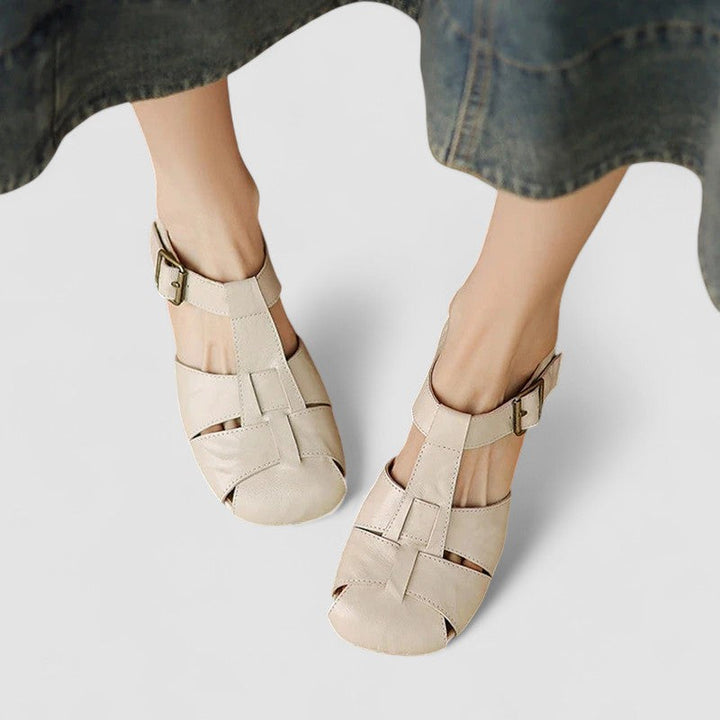 Mathilde | Chaussures orthopédiques Mary Jane en cuir