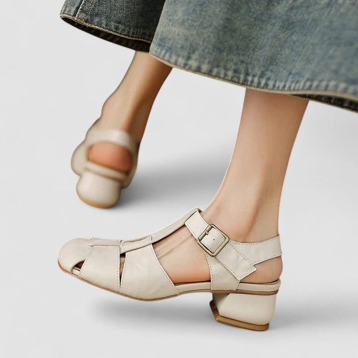Mathilde | Chaussures orthopédiques Mary Jane en cuir
