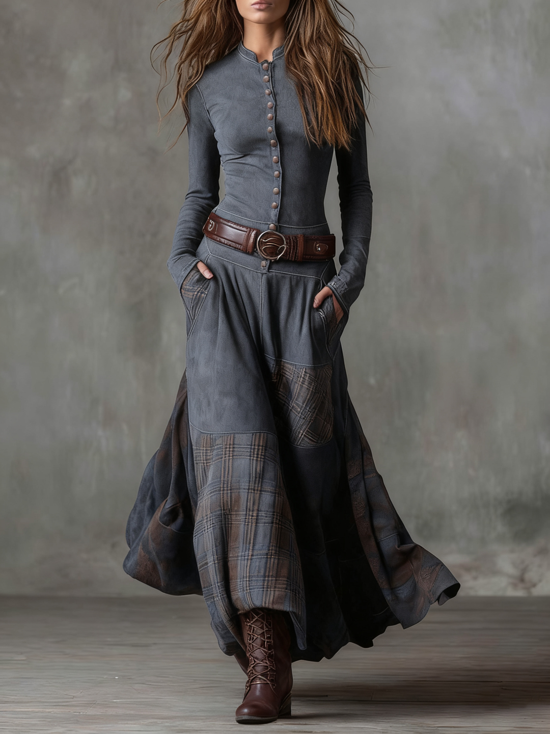 Leonora | Robe longue vintage