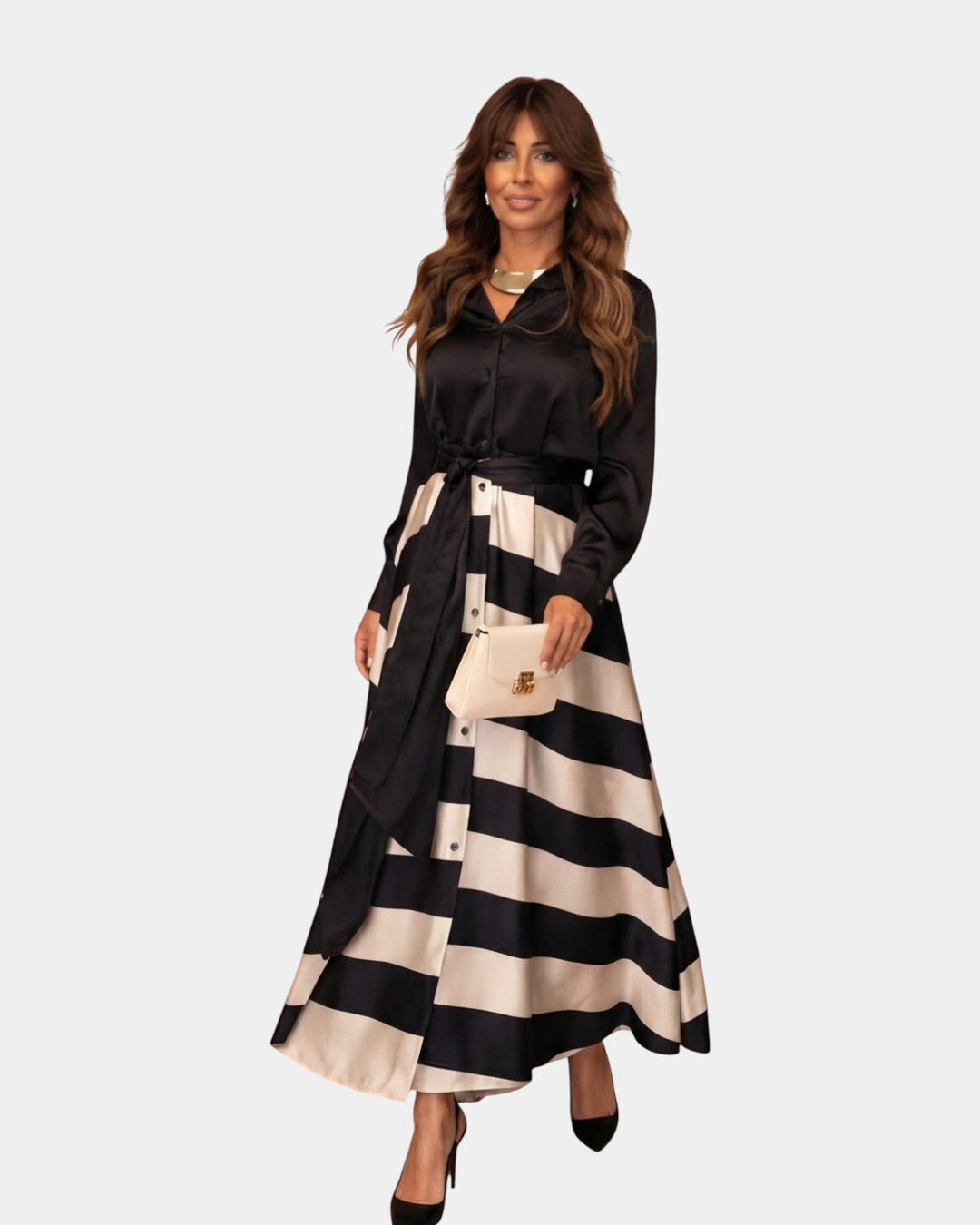 Ylana | Robe élégante avec nœud