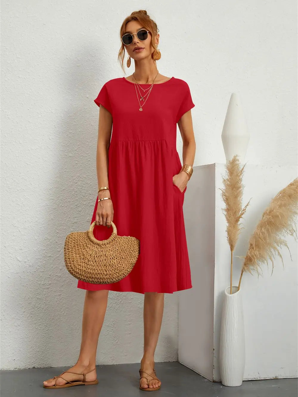 Sage | Robe Décontractée Chic