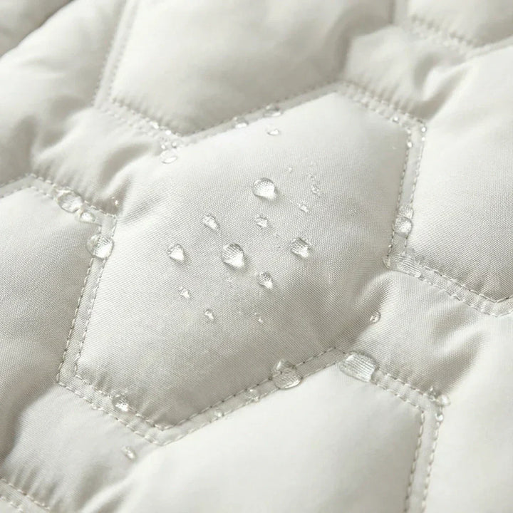 Briseida | Long manteau en duvet avec capuche